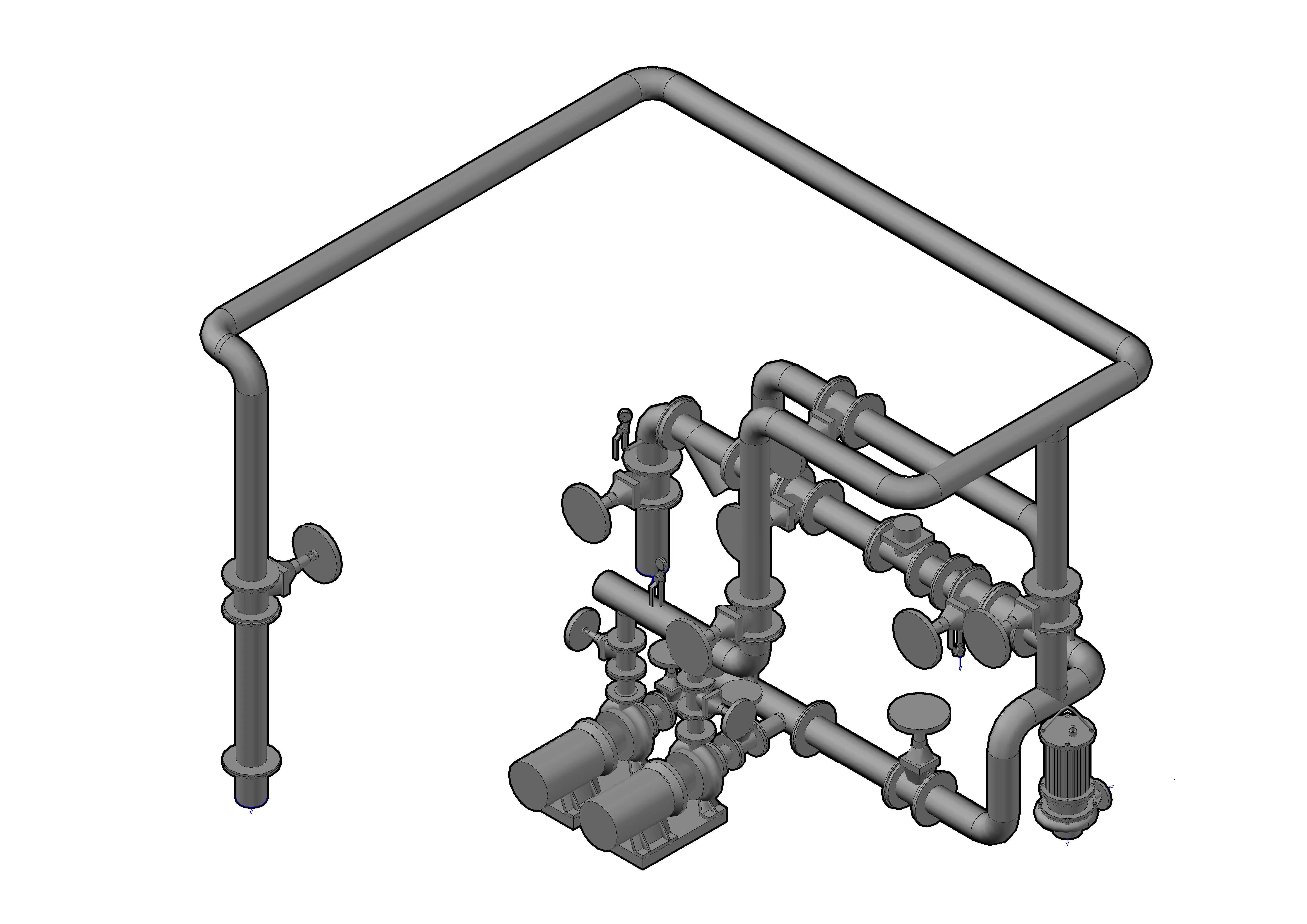 3D-модель детского спортивного комплекса с комплектом чертежей для производства