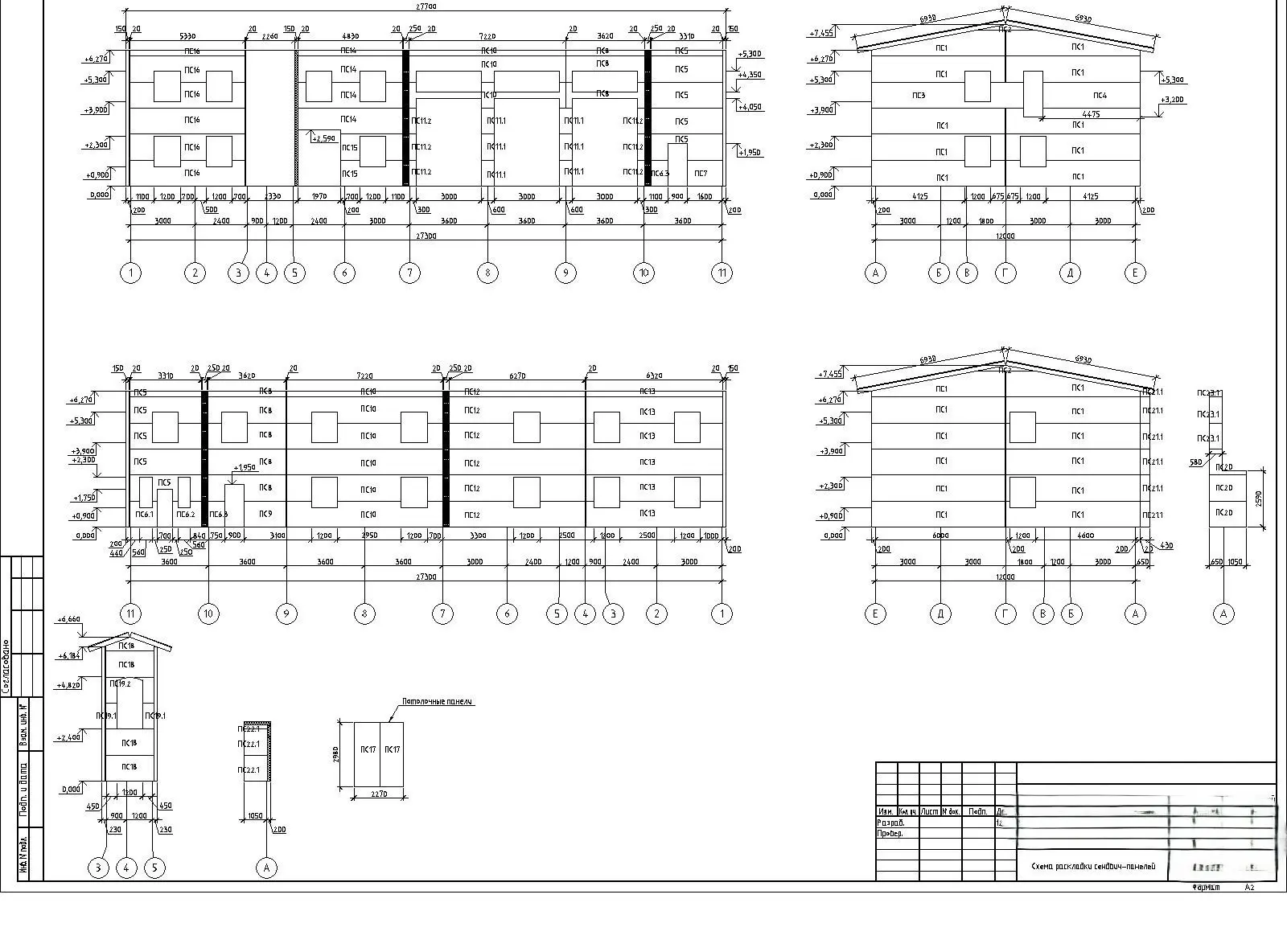 3D-модель металлоконструкций стола по индивидуальным размерам