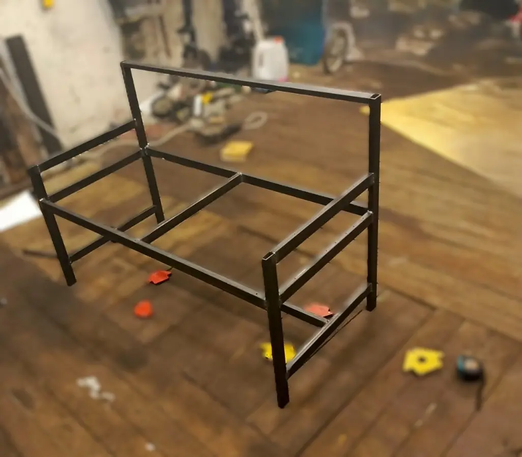 изготовление скамейки